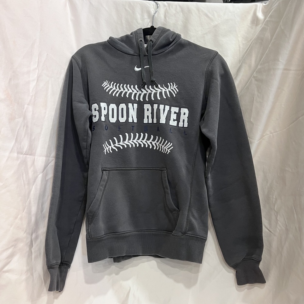 Nike Dark‎ Grey Pullover Sweatshirt Womens Size M With Front Pocket